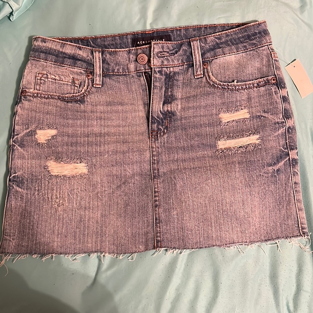 jean skirt